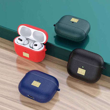 Apple Airpods 3. Nesil Kılıf Deri Görünümlü Askı Aparatlı Wlons Kılıf