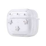 Apple Airpods 3. Nesil Zore Airbag 44 Airbag Tasarımlı Simli Şeffaf Kutup Kılıf