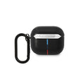 Apple Airpods 3.Nesil Kılıf BMW Orjinal Lisanslı PU Deri Tasarımlı 3 Renk Çizgili Çift Metal Logolu Kapak