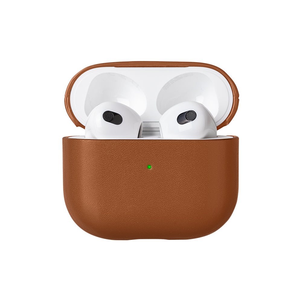 Apple AirPods 3.Nesil Kılıf M-Safe Şarj Özellikli Native Union Hakiki Nappa Derisi Klasik Kapak