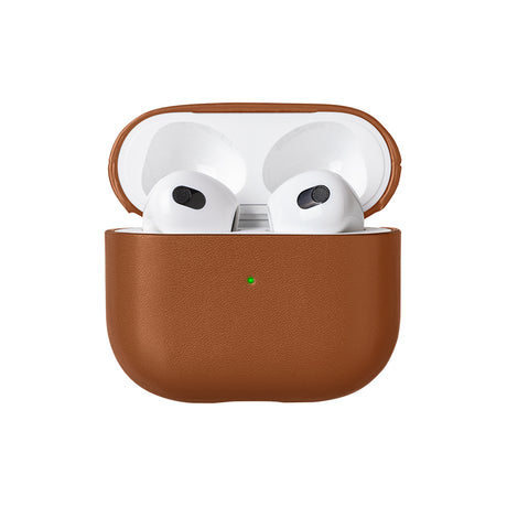 Apple AirPods 3.Nesil Kılıf M-Safe Şarj Özellikli Native Union Hakiki Nappa Derisi Klasik Kapak