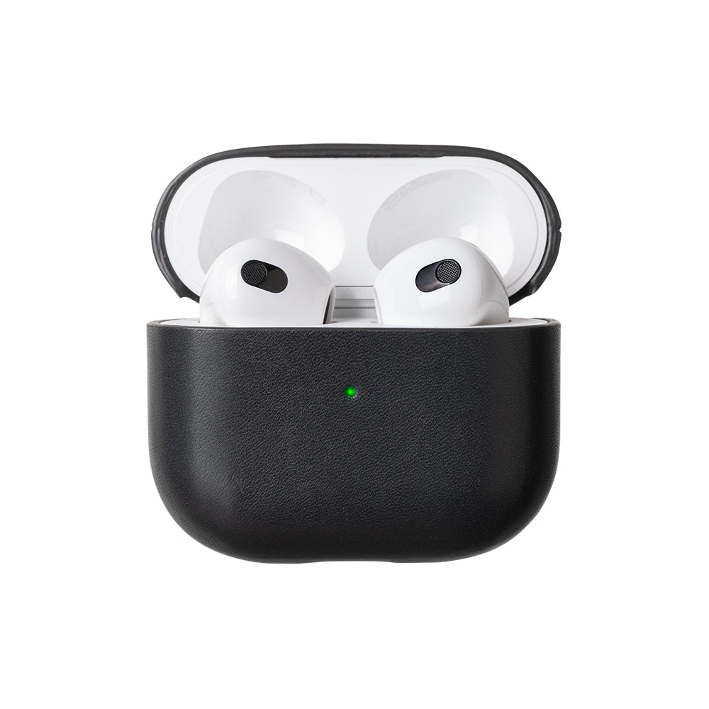 Apple AirPods 3.Nesil Kılıf M-Safe Şarj Özellikli Native Union Hakiki Nappa Derisi Klasik Kapak