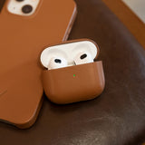 Apple AirPods 3.Nesil Kılıf M-Safe Şarj Özellikli Native Union Hakiki Nappa Derisi Klasik Kapak