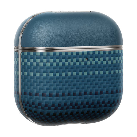 Apple Airpods 4 Kılıf Aramid Fiber Pitaka Tactile Woven Sunset-Moonrise Serisi Kapak