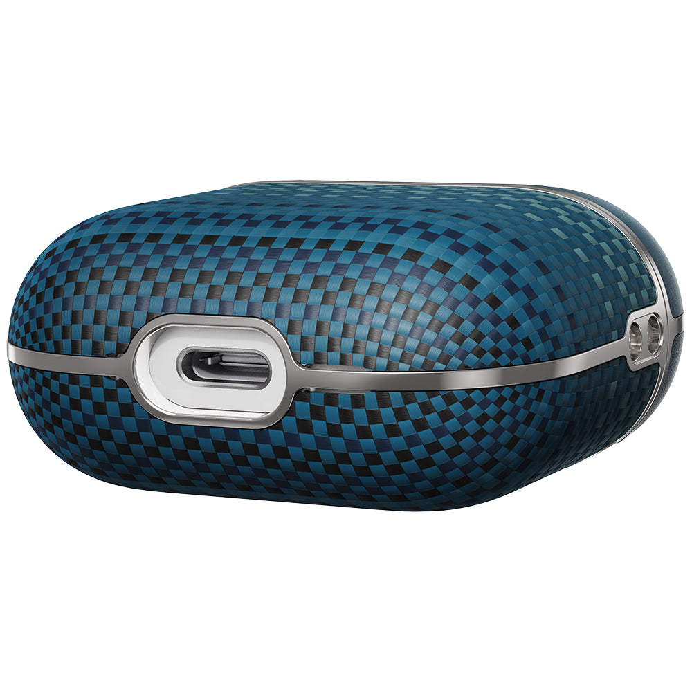 Apple Airpods 4 Kılıf Aramid Fiber Pitaka Tactile Woven Sunset-Moonrise Serisi Kapak