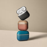 Apple Airpods 4 Kılıf Aramid Fiber Pitaka Tactile Woven Sunset-Moonrise Serisi Kapak