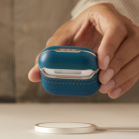 Apple Airpods 4 Kılıf Aramid Fiber Pitaka Tactile Woven Sunset-Moonrise Serisi Kapak