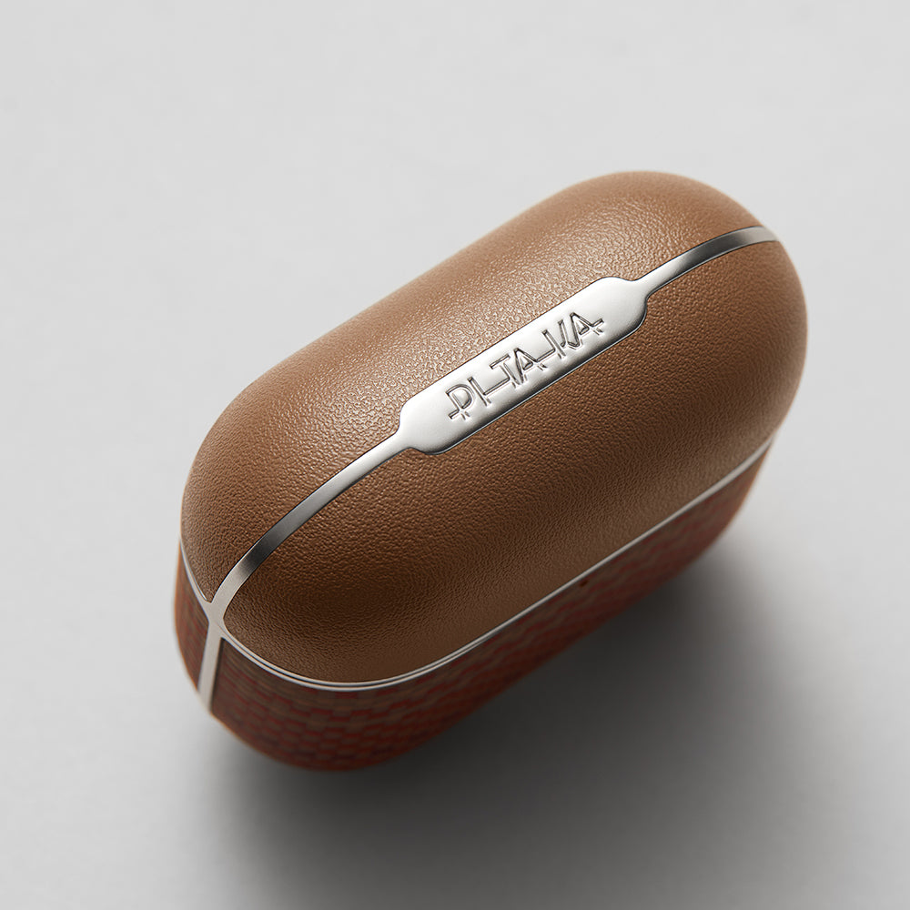 Apple Airpods 4 Kılıf Aramid Fiber Pitaka Tactile Woven Sunset-Moonrise Serisi Kapak
