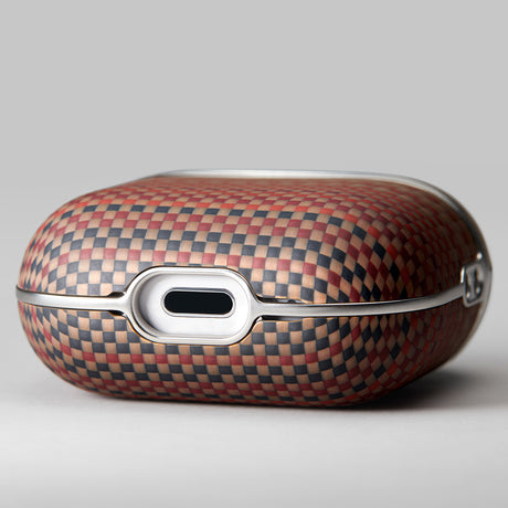 Apple Airpods 4 Kılıf Aramid Fiber Pitaka Tactile Woven Sunset-Moonrise Serisi Kapak