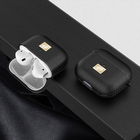 Apple Airpods 4 Kılıf Deri Görünümlü Askı Aparatlı Wlons Kılıf
