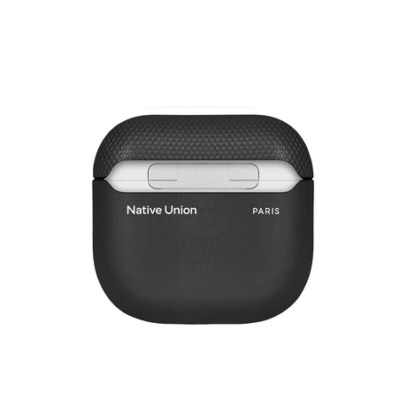 Apple AirPods 4 Kılıf Qi M-Safe Şarj Özellikli Native Union RE Classic Serisi Suni Deri Kapak