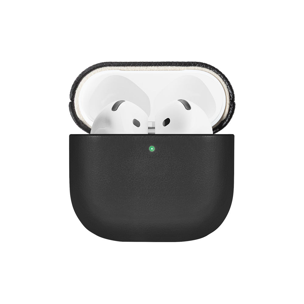Apple AirPods 4 Kılıf Qi M-Safe Şarj Özellikli Native Union RE Classic Serisi Suni Deri Kapak