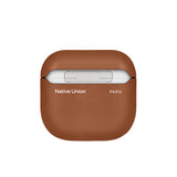 Apple AirPods 4 Kılıf Qi M-Safe Şarj Özellikli Native Union RE Classic Serisi Suni Deri Kapak