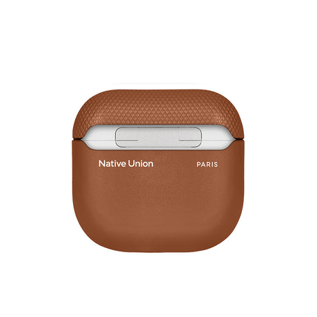 Apple AirPods 4 Kılıf Qi M-Safe Şarj Özellikli Native Union RE Classic Serisi Suni Deri Kapak