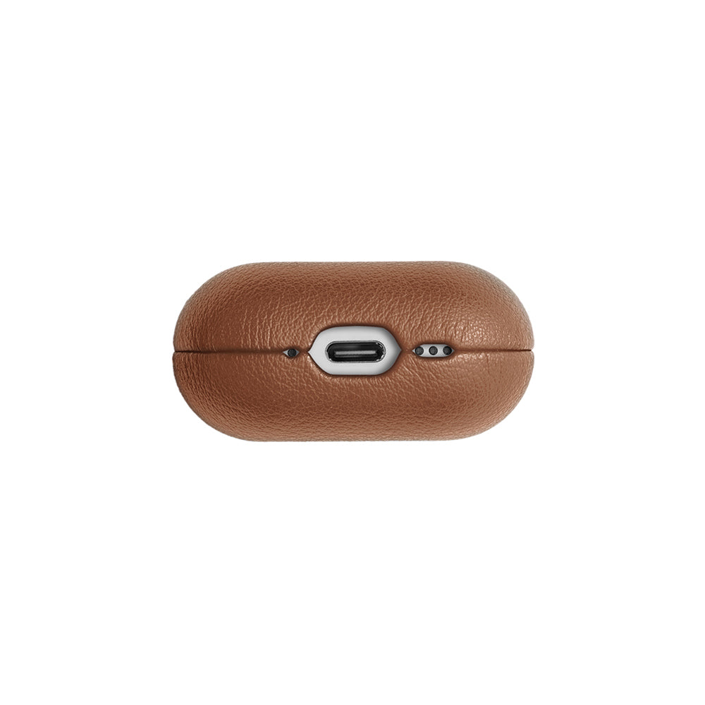 Apple AirPods 4 Kılıf Qi M-Safe Şarj Özellikli Native Union RE Classic Serisi Suni Deri Kapak