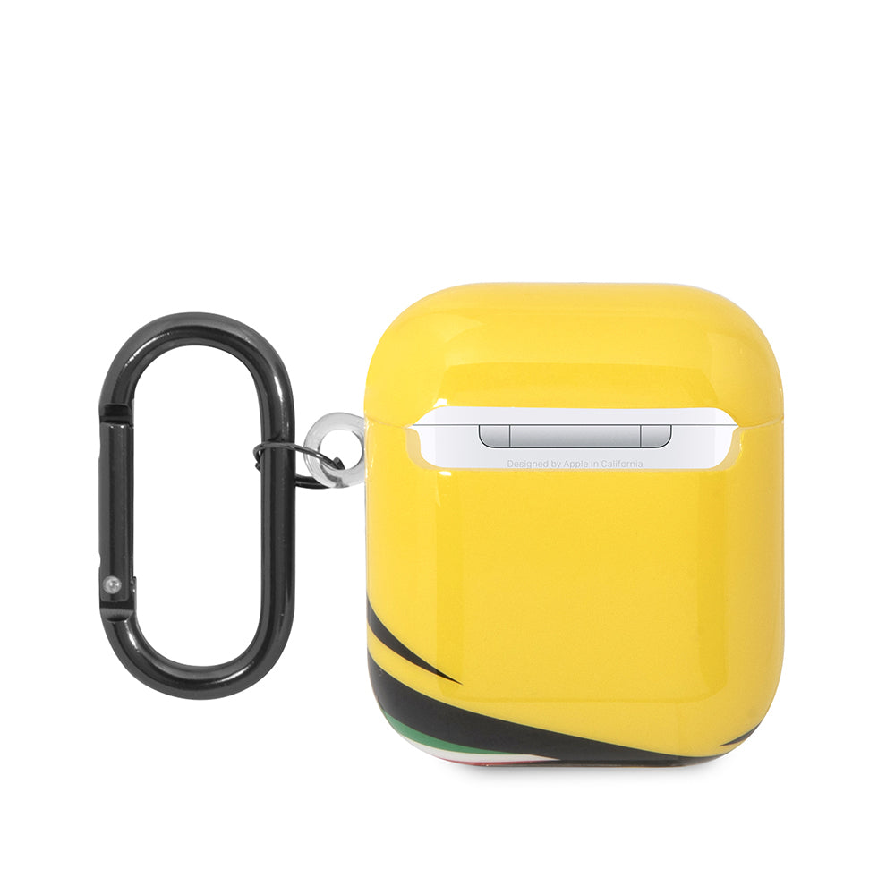 Apple Airpods Kılıf Ferrari Orjinal Lisanslı IML Baskılı Klasik Logolu TPU Kılıf