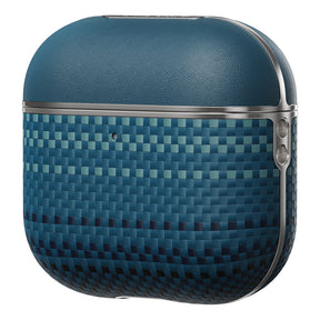 Apple Airpods Pro 2 Kılıf Aramid Fiber Pitaka Tactile Woven Sunset-Moonrise Serisi Kapak