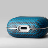 Apple Airpods Pro 2 Kılıf Aramid Fiber Pitaka Tactile Woven Sunset-Moonrise Serisi Kapak