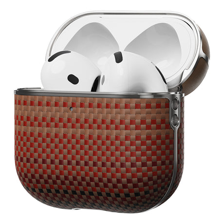 Apple Airpods Pro 2 Kılıf Aramid Fiber Pitaka Tactile Woven Sunset-Moonrise Serisi Kapak