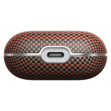 Apple Airpods Pro 2 Kılıf Aramid Fiber Pitaka Tactile Woven Sunset-Moonrise Serisi Kapak