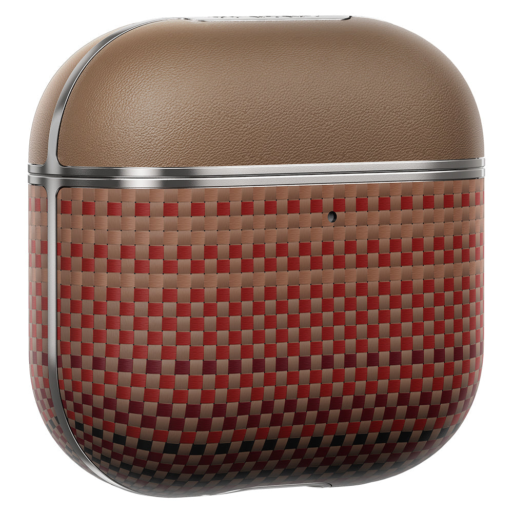 Apple Airpods Pro 2 Kılıf Aramid Fiber Pitaka Tactile Woven Sunset-Moonrise Serisi Kapak