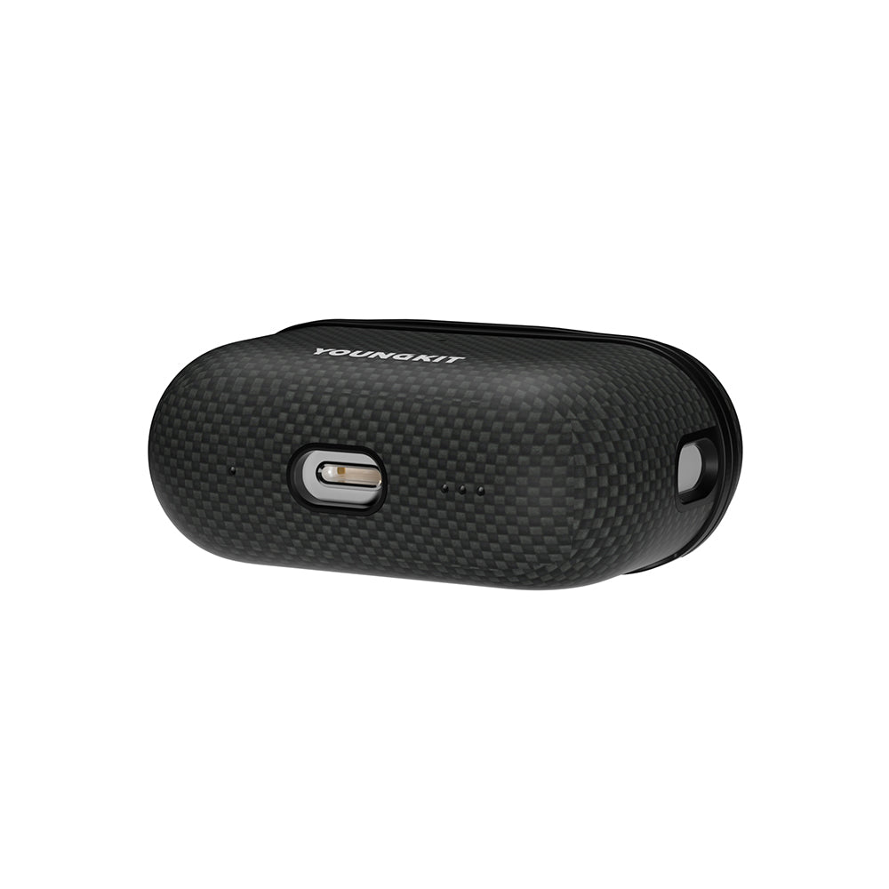 Apple Airpods Pro 2 Kılıf M-safe Şarj Özellikli Aramid Fiber Youngkit 1500D Kevlar Extreme Wing Serisi Kapak