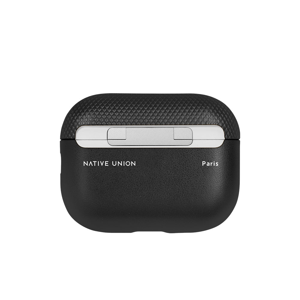 Apple AirPods Pro 2 Kılıf Qi M-Safe Şarj Özellikli Native Union RE Classic Serisi Suni Deri Kapak