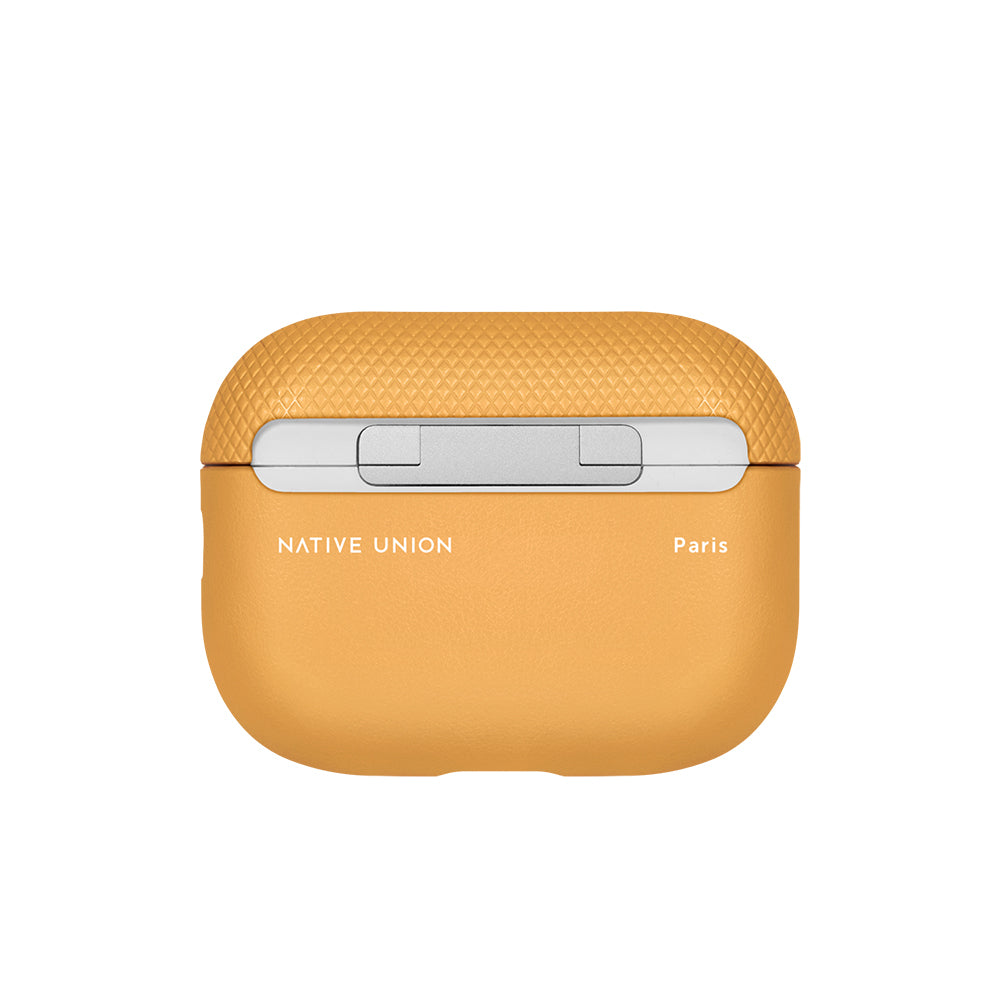 Apple AirPods Pro 2 Kılıf Qi M-Safe Şarj Özellikli Native Union RE Classic Serisi Suni Deri Kapak