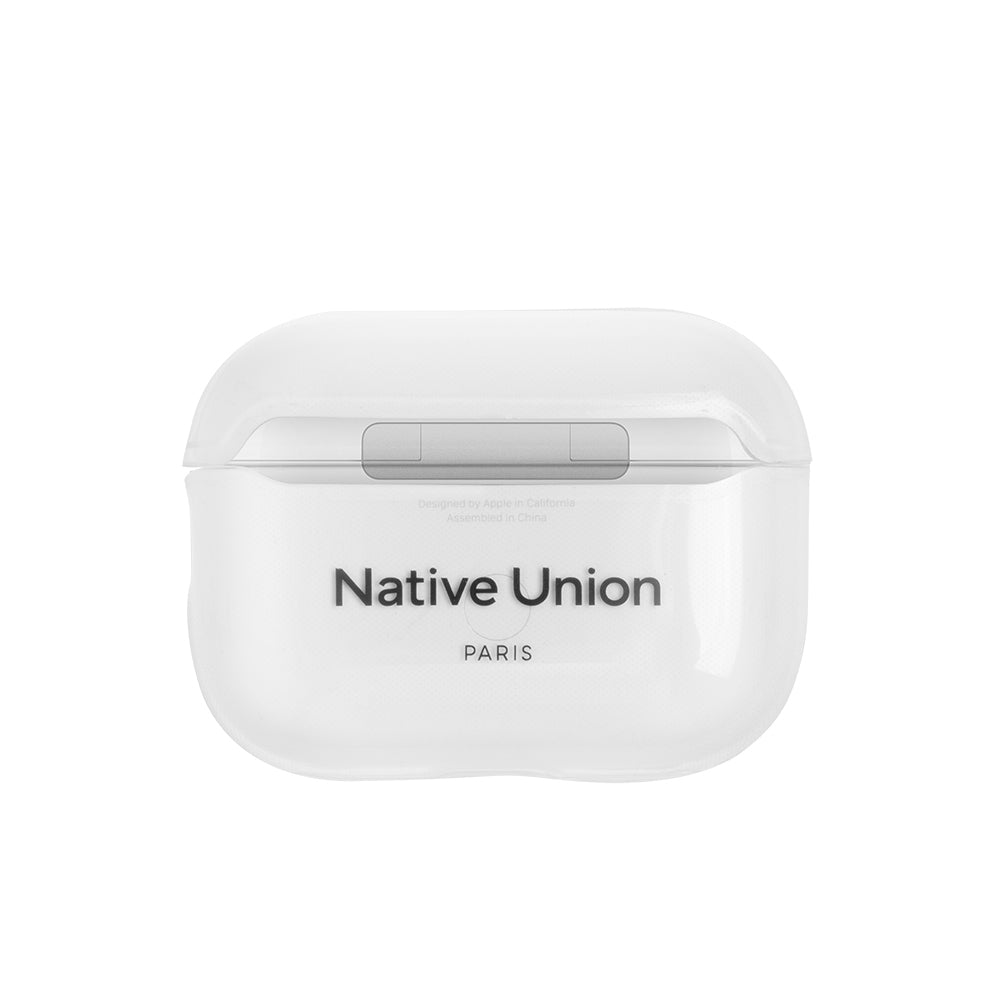 Apple AirPods Pro 2 Kılıf Qi M-Safe Şarj Özellikli Native Union RE Clear Serisi Silikon Kapak