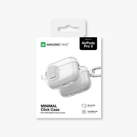 Apple Airpods Pro 3 Amazingthing Magnetik Kilit Tasarımlı Minimal Serisi Kılıf