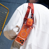 Apple Airpods Pro 3 Kılıf Airbagli Yivli Köşe Kilit Tasarımlı 360 Derece Koruma Skinarma Mecha LE Kılıf