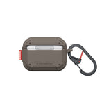 Apple Airpods Pro 3 Kılıf Airbagli Yivli Köşe Kilit Tasarımlı 360 Derece Koruma Skinarma Mecha LE Kılıf