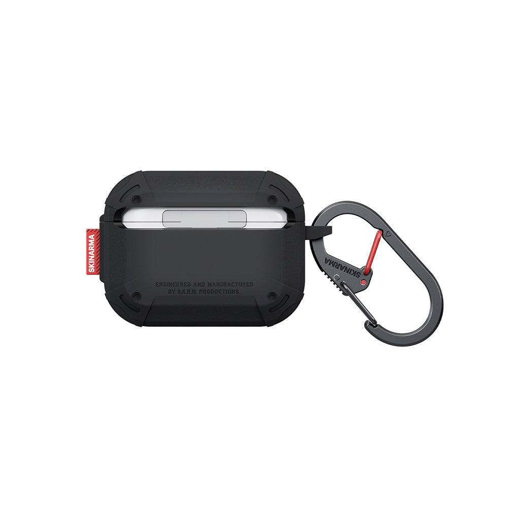 Apple Airpods Pro 3 Kılıf Airbagli Yivli Köşe Kilit Tasarımlı 360 Derece Koruma Skinarma Mecha LE Kılıf