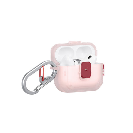 Apple Airpods Pro 3 Kılıf Airbagli Yivli Köşe Kilit Tasarımlı 360 Derece Koruma Skinarma Mecha LE Kılıf