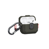 Apple Airpods Pro 3 Kılıf Airbagli Yivli Köşe Kilit Tasarımlı 360 Derece Koruma Skinarma Mecha LE Kılıf