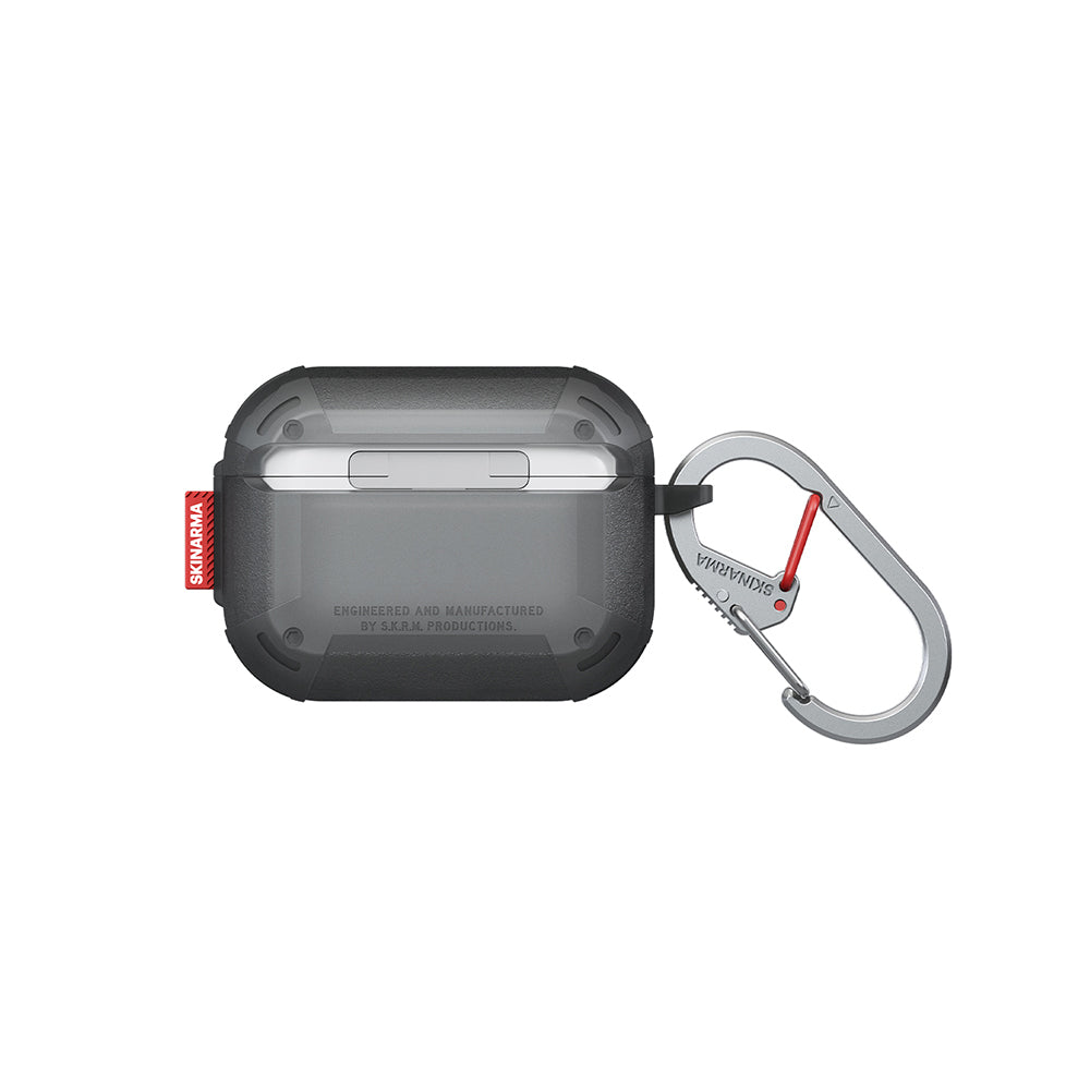 Apple Airpods Pro 3 Kılıf Airbagli Yivli Köşe Kilit Tasarımlı 360 Derece Koruma Skinarma Mecha LE Kılıf