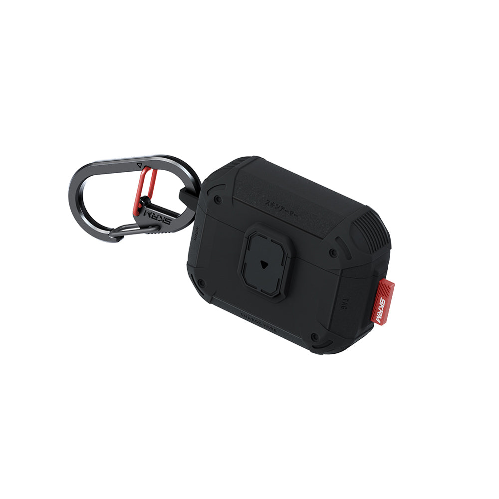 Apple Airpods Pro 3 Kılıf Airbagli Yivli Köşe Kilit Tasarımlı 360 Derece Koruma Skinarma Mecha LE Kılıf