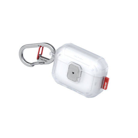 Apple Airpods Pro 3 Kılıf Airbagli Yivli Köşe Kilit Tasarımlı 360 Derece Koruma Skinarma Mecha LE Kılıf