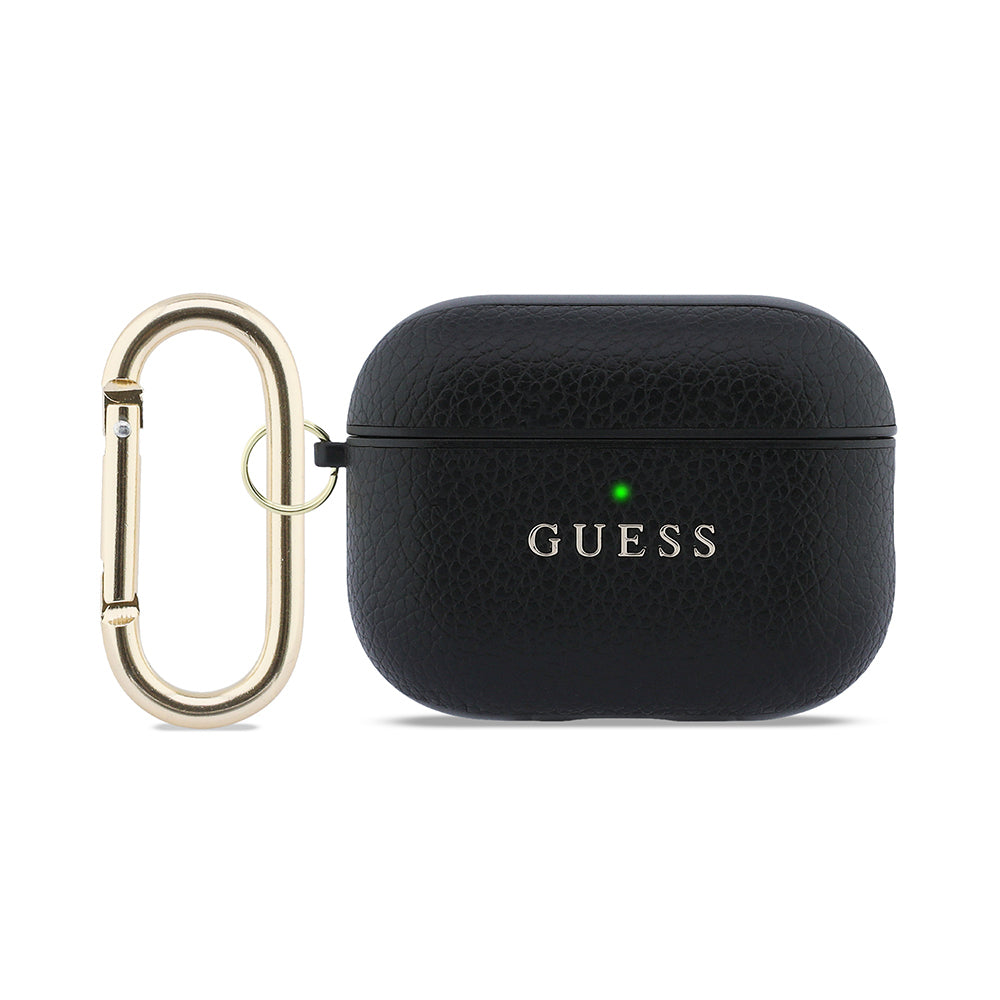 Apple Airpods Pro 3 Kılıf Guess Orjinal Lisanslı Anahtarlıklı PU Deri Kapak