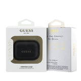 Apple Airpods Pro 3 Kılıf Guess Orjinal Lisanslı Anahtarlıklı PU Deri Kapak