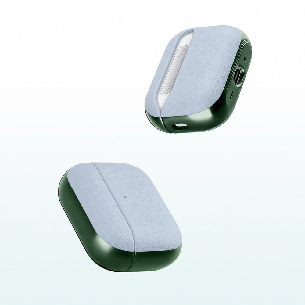 Apple AirPods Pro 3 Kılıf M-Safe Şarj Özellikli Mutural Poying Serisi Deri Tasarımlı Kapak