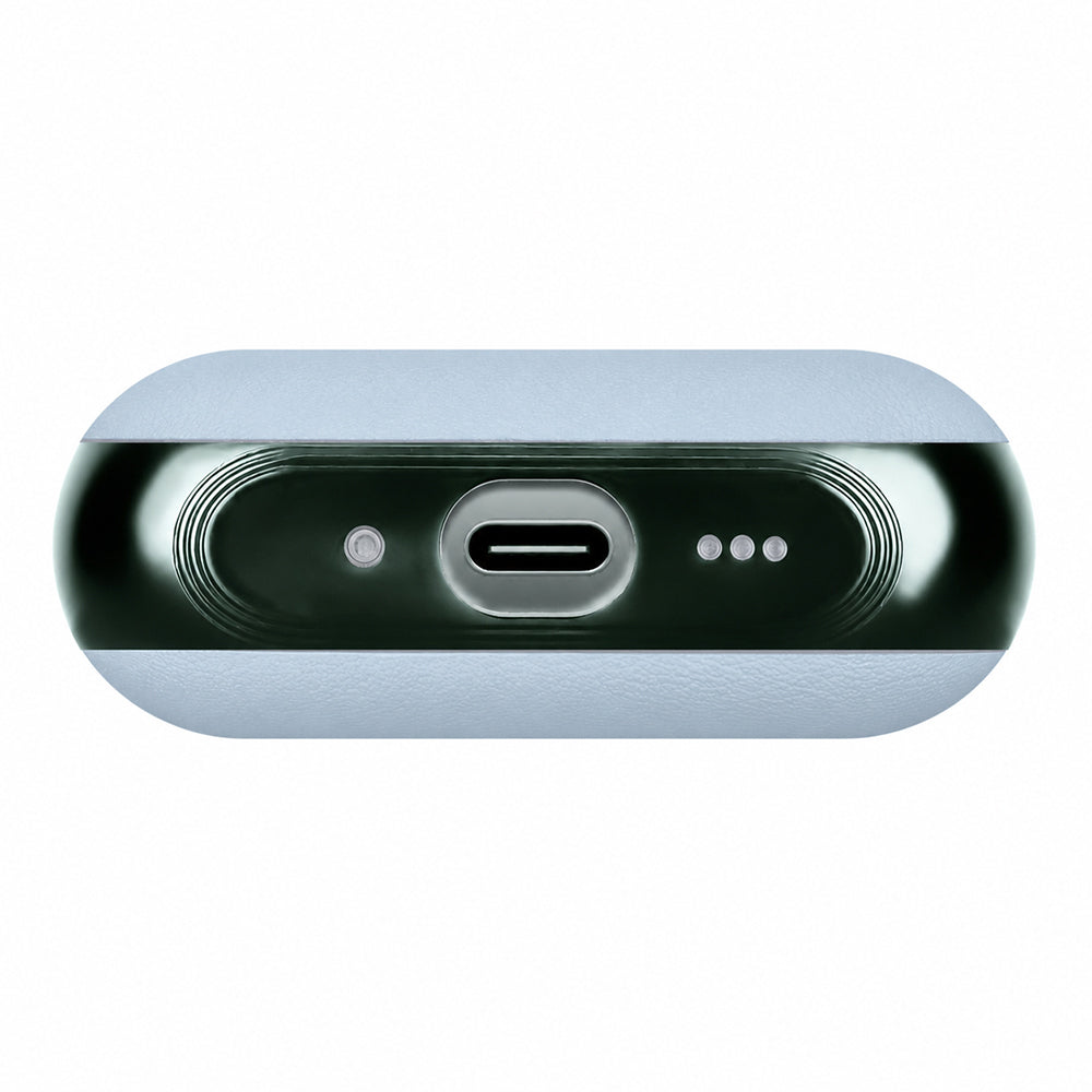 Apple AirPods Pro 3 Kılıf M-Safe Şarj Özellikli Mutural Poying Serisi Deri Tasarımlı Kapak