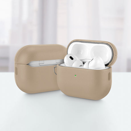 Apple AirPods Pro 3 Kılıf M-Safe Şarj Özellikli Mutural Yahu Serisi Deri Tasarımlı Kapak