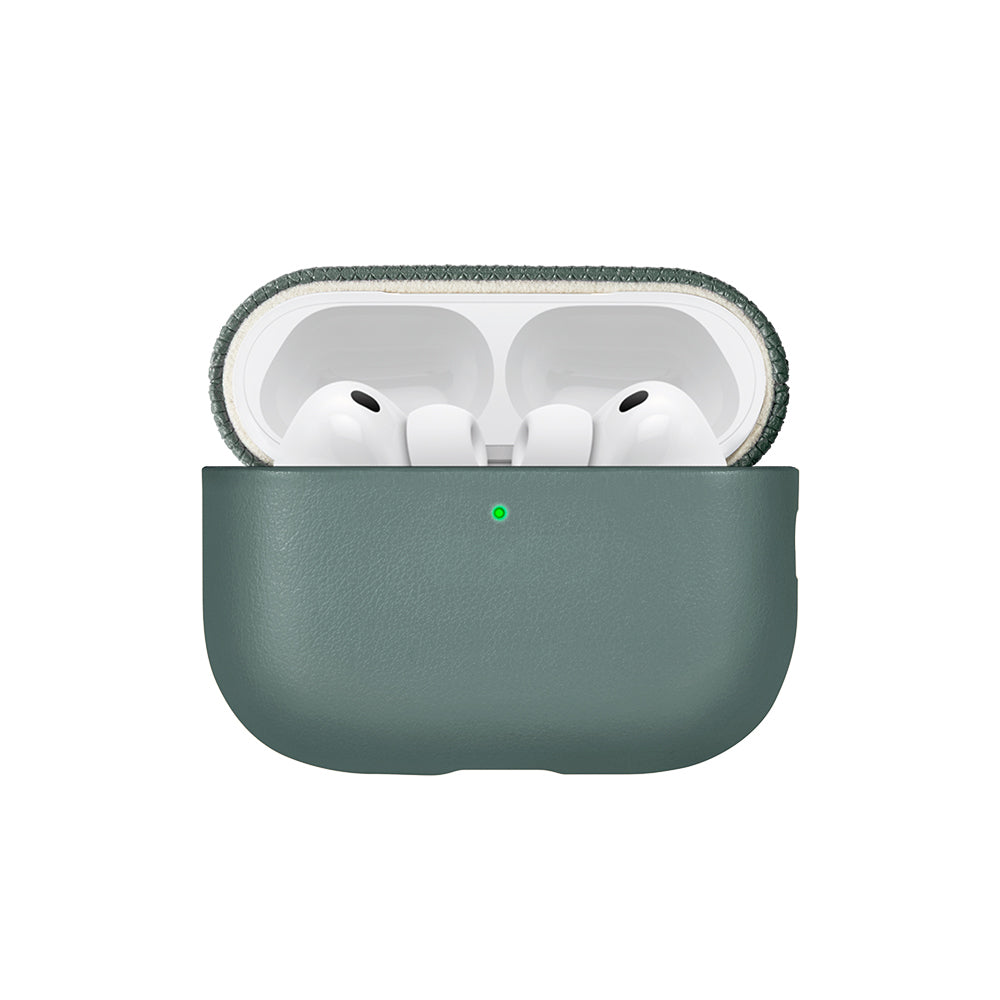 Apple AirPods Pro 3 Kılıf Qi M-Safe Şarj Özellikli Native Union Classic Serisi Suni Deri Kapak
