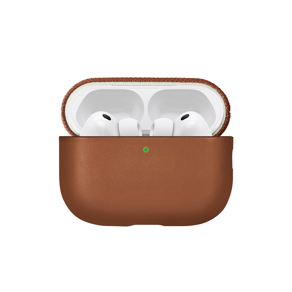 Apple AirPods Pro 3 Kılıf Qi M-Safe Şarj Özellikli Native Union Classic Serisi Suni Deri Kapak