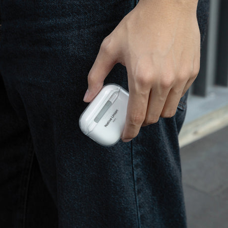 Apple AirPods Pro 3 Kılıf Qi M-Safe Şarj Özellikli Native Union Clear Serisi Silikon Kapak