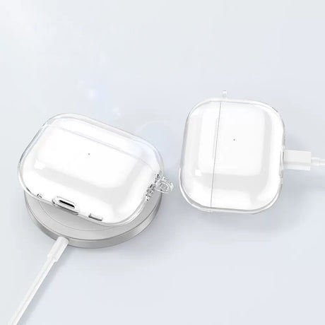 Apple Airpods Pro 3 Kılıf Şeffaf Kristal Silikon Zore Airbag 14 Kılıf