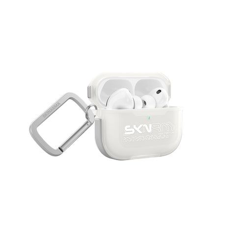 Apple Airpods Pro 3 Kılıf Skinarma Transparan Mat Tasarım Kinzoku Kılıf