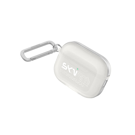 Apple Airpods Pro 3 Kılıf Skinarma Transparan Mat Tasarım Kinzoku Kılıf