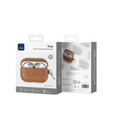 Apple AirPods Pro 3 Wiwu HC-201 Parmak İzi Bırakmayan Deri Kılıf